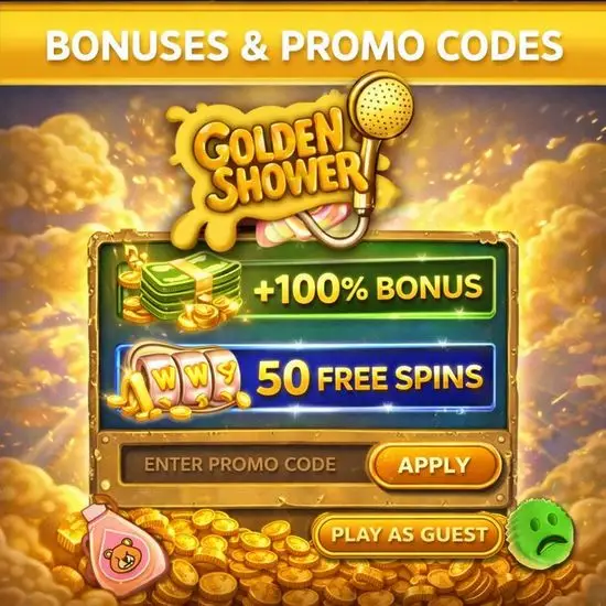 Golden Shower Bonuses & Promo Codes – Rain Down Extra Wins! 💦🎁